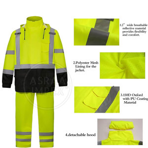 Uniforme de seguridad de diseño único hecho en fábrica Diseño personalizado Protección Desgaste Uniformes de seguridad para la venta - Product Image 4