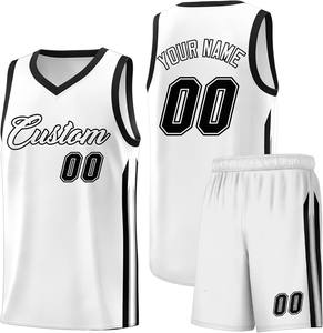 Kit d'uniformes de basketball en polyester personnalisé OEM ODM avec numéro de joueur imprimé 2025 – Vente en gros, respirant, anti-humidité, séchage rapide, en maille - Product Image 2