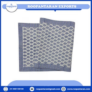 Meilleure vente 100% pur coton toile chemin de Table traditionnel main bloc imprimé brodé Floral Design tissé 33X120ms Table - Product Image 4