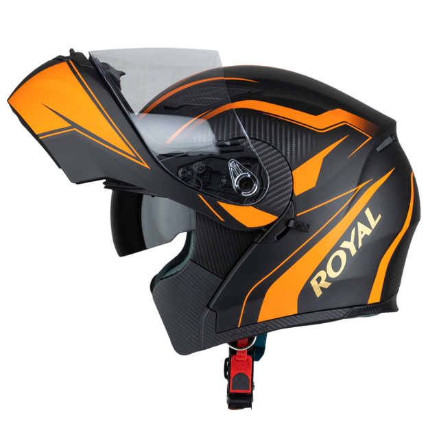 Wholesale New Modular Flip-up Modern ROYAL HELMET M179 ABS/EPS Full Face Helmet DUAL VISOR Anti-scratch Quick Release Closure