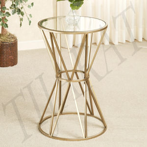 Luxury Living Room Side <b>Table</b> Center and Side <b>Table</b> Metal Side <b>Tables</b> for Living Room <b>With</b> Precious Marble Top - Product Image 6