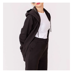 Sudaderas con Cremallera para Mujer, Hechas a Medida, al por Mayor, de Alta Calidad, Ecológicas, de Algodón Informal, con Colores y Logotipo Personalizados - Product Image 4