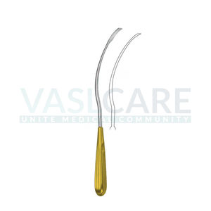 Disector frontoglabelar 26,5 cm en forma de S, disector endoscópico curvo de frente, instrumentos quirúrgicos de cirugía plástica de Vaslcare - Product Image 5