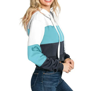 Nouveau Style femmes haut court sweats à capuche meilleure vente label personnalisé qualité supérieure Offre Spéciale fabriqué en usine femmes haut court sweats à capuche - Product Image 2