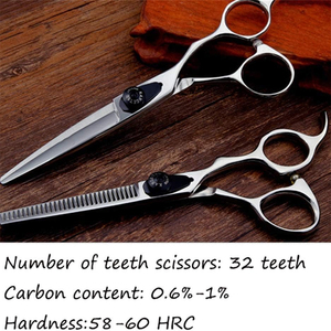 Kit de ciseaux amincissants pour coiffeur couleur argent enduit beaux kits de coiffeur ciseaux de coiffeur avec étui en cuir - Product Image 6