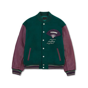 <b>Long</b> Sleeves Lettermen <b>Jacket</b> Light Weight Lettermen <b>Jacket</b> Wool / Leather Sleeves Lettermen <b>Jacket</b> - Product Image 5