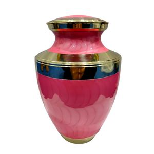 Urnes funéraires artisanales de haute qualité pour cendres, récipient commémoratif, pot décoratif en aluminium, prix de gros - Product Image 5