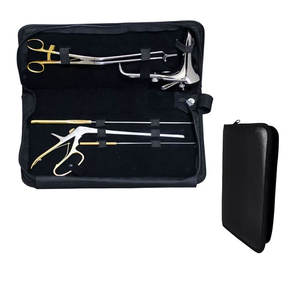 Kapsamlı kolposkop enstrüman seti jinekolojik muayeneler taşınabilir kolposkopi jinekoloji kiti dayanıklı fermuarlı çanta - Product Image 1