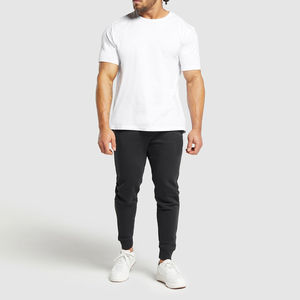 กางเกงจ็อกเกอร์ผู้ชายแบบสั่งทำพิเศษ เนื้อผ้าโพลีเอสเตอร์/ผ้าฝ้ายแคนวาส ระบายอากาศได้ดี เหมาะสำหรับใส่ออกกำลังกาย สไตล์ลำลองแนวสตรีท ทรงเข้ารูป - Product Image 2