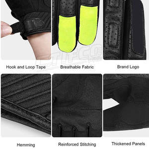 Nouveauté Gants de moto en cuir au tarif de gros Gants de moto avec logo personnalisé au meilleur design - Product Image 3