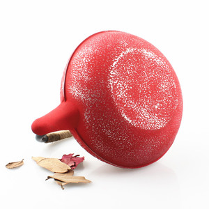 กาน้ำชาเหล็กหล่อญี่ปุ่นโบราณ 600 มล. เคลือบเอนาเมลด้านใน ใช้กับเตาได้ กาต้มน้ำชาแบบขายส่ง พร้อมที่กรองใบชา - Product Image 4