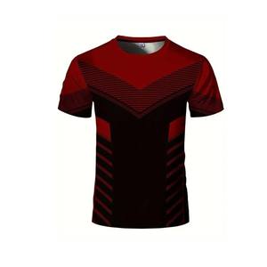 New Looks Brand New Transpirable Summer Wear Peso ligero 180 Gsm Sport Allover Impreso Camiseta Hombre - Product Image 3