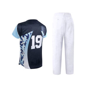 Uniforme de béisbol para hombre hecho a medida de alta calidad 100% poliéster transpirable conjuntos de diseño nuevo para la venta - Product Image 2