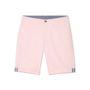 Shorts chino en toile légère de qualité supérieure pour hommes, taille mi-haute, respirants, coupe ajustée, avec passants de ceinture et poches latérales fonctionnelles - Product Image 1