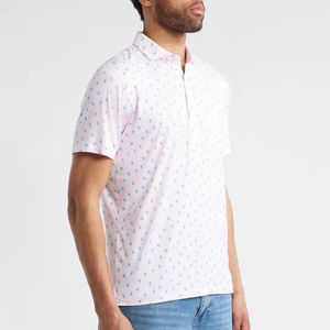 Polo de Golf Profesional de Alta Calidad para Hombre, con Logotipo Personalizado, Transpirable y Estampado, Nuevo, Suministro al por Mayor - Product Image 4