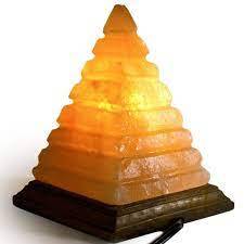Premium Hand-Carved Himalayan <b>Pink</b> <b>Salt</b> Pyramid <b>Lamp</b> with Animal Bowl Design and Wooden Base for Luxury Love Style Home Decor - Product Image 3