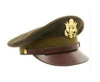 Casquette à visière de nouvelle conception, chapeaux d'officiers faits à la main en laine, broderie, uniforme de cérémonie, casquette à visière d'officiers