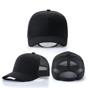 Casquette de sport personnalisée à 6 panneaux avec logo sérigraphié, casquette de camionneur 100% coton, tissu à mailles pour l'extérieur, vente en gros - Product Image 3