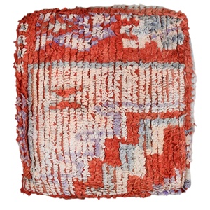 Housse de coussin carrée vintage Kantha bohème florale matelassée faite à la main 100 % coton en tissu shaggy pour canapé, lit, maison, mariage - Product Image 1