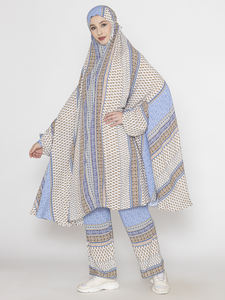 ชุดสายเล็กแขนยาวผ้าฝ้ายพิมพ์ลายดอกไม้สำหรับผู้หญิงดีไซน์ใหม่ล่าสุด - Product Image 4