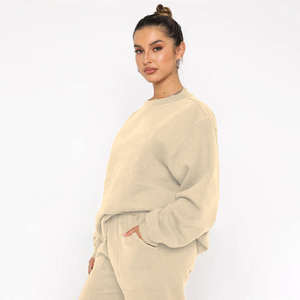 Ensemble de survêtement pour femme, mode décontractée, vêtements de sport, deux pièces, tissu doux et confortable pour la salle de sport, l'extérieur et les voyages - Product Image 3