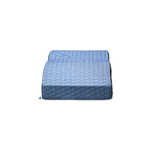 Almohada ergonómica de látex para piernas para elevación con soporte geométrico Diseño personalizado de alta calidad para comodidad de venas varicosas - Product Image 3