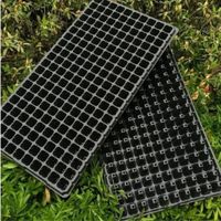 Plateau de semis rectangulaire de haute qualité, réutilisable, léger, 200 cellules, pour pépinière, culture hydroponique |   Plateau à semis en plastique durable et robuste