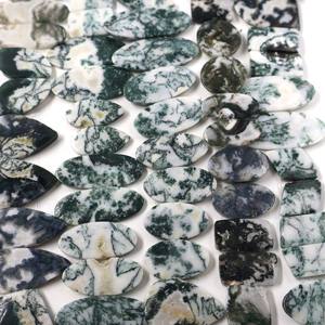 Hot Sale Natural Tree Agate Cabochon Mixed Size and Shape Loose <b>Crystal</b> Gemstone for Jewelry Making Factory Wholesale - Product Image 4