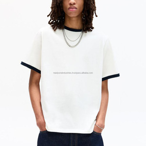 เสื้อยืดคอกลมแขนปกติสำหรับผู้ชายเสื้อยืดโอเวอร์ไซส์ - Product Image 1