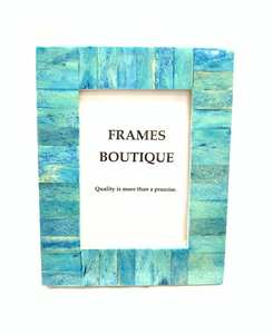 Cadre photo exquis en résine d'os incrusté de nacre vintage Taille personnalisée Décoration murale élégante Logo personnalisé Cadeau en gros - Product Image 1