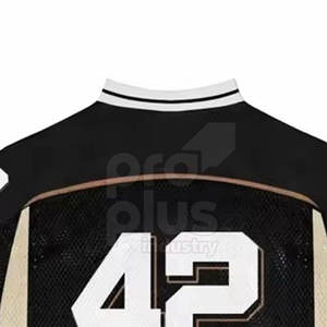 Haut de sport d'entraînement en plein air à manches courtes respirant de style rétro streetwear classique pour hommes, taille plus - Product Image 3