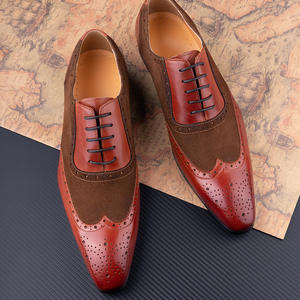 Chaussures habillées pour hommes de style Oxford, bout pointu décontracté, bout fermé, adaptées aux mariages d'automne. - Product Image 2