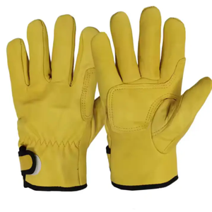 Guantes de trabajo de desgaste Industrial de construcción Guantes de trabajo de cuero de buena calidad Guantes DE TRABAJO DE SEGURIDAD DE Venta caliente - Product Image 5