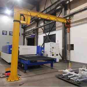 מנוף עגורן שקט עם שלט רחוק, סיבוב 360 מעלות, קיבולת גבוהה - פעולה חלקה, סביבת עבודה משופרת - Product Image 4