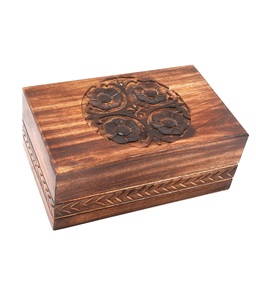 Wooden <b>Box</b> Funeral Cremation Urns for Human Ashes Adult <b>Large</b>, Rosewood Cremation Urns for Ashes, Burial Urns for Columbarium - Product Image 2