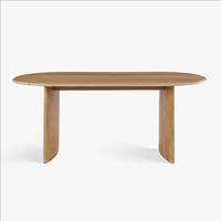 Mesa de Comedor Moderna de Madera Maciza de Lujo, Alta Calidad, Resistente, Portátil para Apartamentos y Hoteles