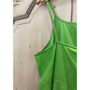 Teej 102 Top de gasa de viscosa de silueta holgada con mangas de tirantes finos - Product Image 3