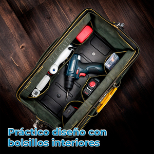 Waterproof Oxford and Canvas Electrician <b>Tool</b> <b>Backpack</b> with Organizer Durable Garden <b>Tool</b> Bag Molded Base <b>Tool</b> Bag - Product Image 5