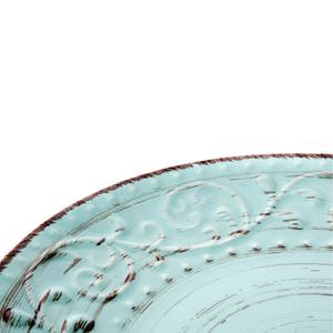 Plato Gres Plano Relieve Azul 28 cm - Product Image 2