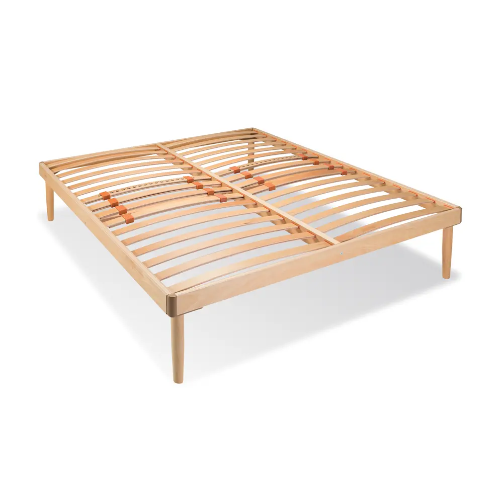 MADE IN ITALY HANDMADE WOODEN AND MULTILAYERED BEECH MOTHIA BED BASE 160X190 bed frame king size bed