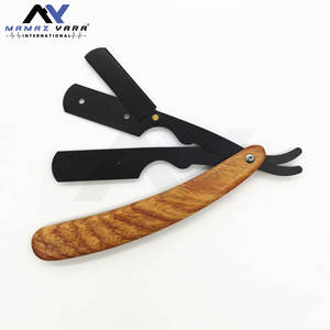 Navaja de Afeitar Recta de Acero Inoxidable Personalizable OEM, con Bloqueo Oscilante, Hoja Única, para Afeitar el Cabello y la Cara, Sostenible, con Nuevo Logotipo, Aleación de Metal - Product Image 3