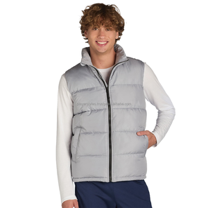 Chaleco Acolchado sin Mangas para Hombre, Estilo Urbano, Reversible, Cortavientos, Ropa de Invierno, OEM, Personalizable al por Mayor, de Fábrica - Product Image 3