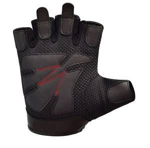 Guantes deportivos de neopreno/algodón personalizados unisex con empuñaduras antideslizantes correa de muñeca ajustable para levantamiento de pesas en el gimnasio - Product Image 3