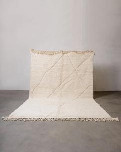 Tapis berbère avec nœud à la main, Style marocain, en laine d'agneau véritable, exclusif - Product Image 3