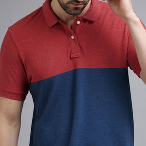 Polo de manga corta personalizado hecho en fábrica para hombre, ropa informal de algodón transpirable de Pakistán para verano, estampado al por mayor, barato - Product Image 3
