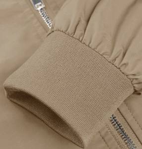 Wholesale Custom Design Canvas Long Polyester Breathable Lightweight Windproof Casual Full Zip Stand Collar Windbreaker <b>Jacket</b> - Product Image 3