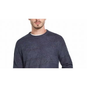 Maglione Vintage da Uomo a Righe Blu, Morbido al Tatto, Impermeabile, Taglia XL - Product Image 2