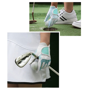 ถุงมือกอล์ฟมือขวาสำหรับผู้ชายหนังแท้สำหรับเล่นกีฬาหนังแกะ - Product Image 2