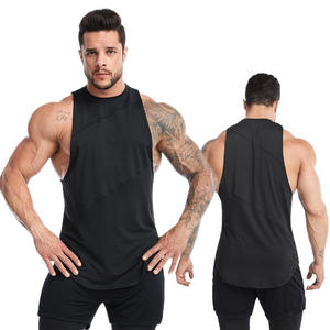 Camiseta Deportiva de Verano de Secado Rápido, Talla Grande, con Logotipo Personalizado, Ropa de Gimnasio, Chaleco Deportivo Holgado sin Mangas para Hombre - Product Image 3