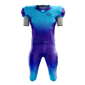 Uniforme de fútbol americano 100% Poliéster Ropa deportiva Equipo Jersey Uniforme de fútbol americano de alta calidad - Product Image 1
